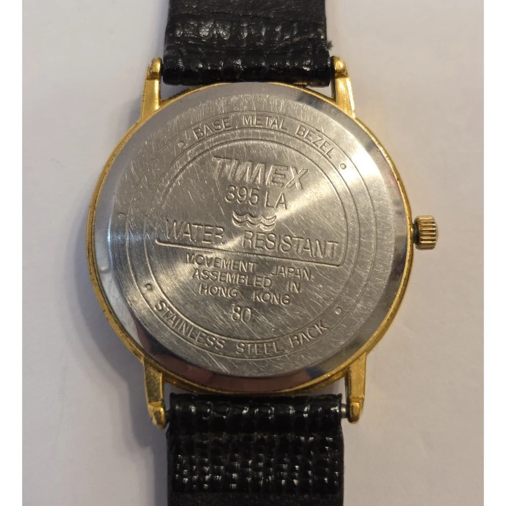 Vintage 1990s Timex Quartz Watch Perpetual Monthly Calendar LA 395